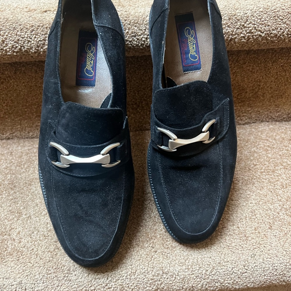 New Fratelli Men’s Black Suede Shoes Size 11